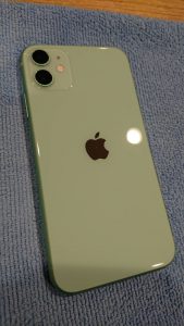 iPhone11背面ガラスコーティング
