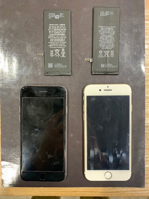 iPhone6と7のバッテリー交換