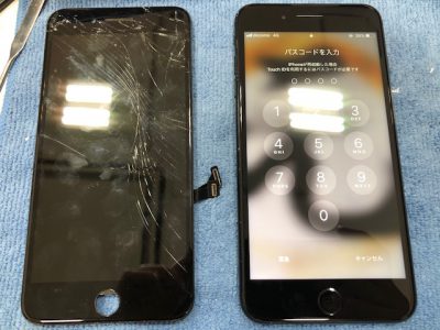 iphone7 画面交換修理　40分