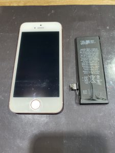 iPhoneSE/バッテリー交換