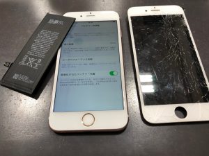 iPhone6s 画面 バッテリー