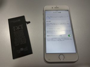 iPhone6s/バッテリー交換