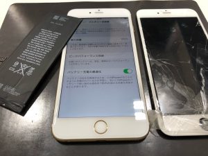 iPhone6s Plus 画面 バッテリー