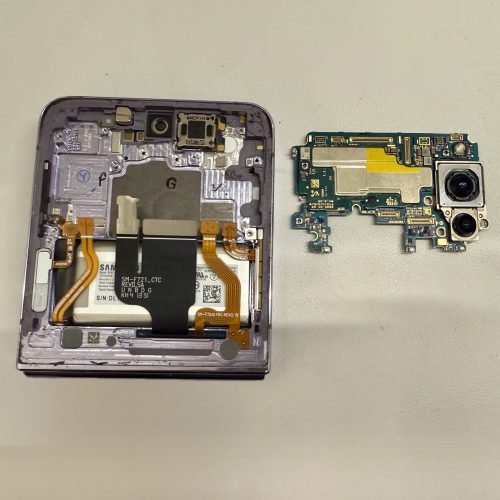 Galaxy Z Flip5のタッチパネル不良修理事例｜滋賀県大津